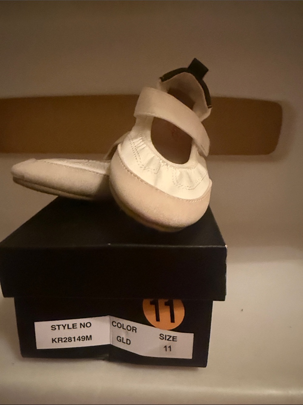 Rachel Zoe Girls' Gold/Tan Mary Jane Shoes